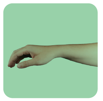 natural position of the hand in keyboarding posture
