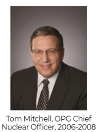Tom Mitchell, OPG Chief Nuclear Officer, 2006-2008