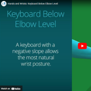 Hands and Wrists Keyboard Below Elbow Level thumbnail