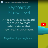 Hands and Wrists Keyboard at Elbow Level thumbnail