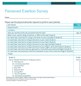 perceived exertion survey thumbnail
