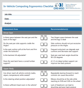 in-vehicle computing ergonomics checklist thumbnail